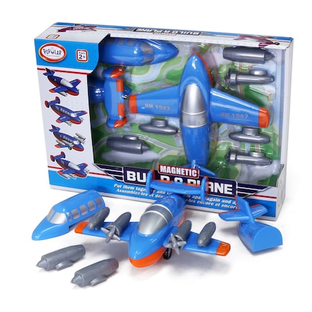 Popular Playthings Magnetic Build-a-Truck Plane 60501